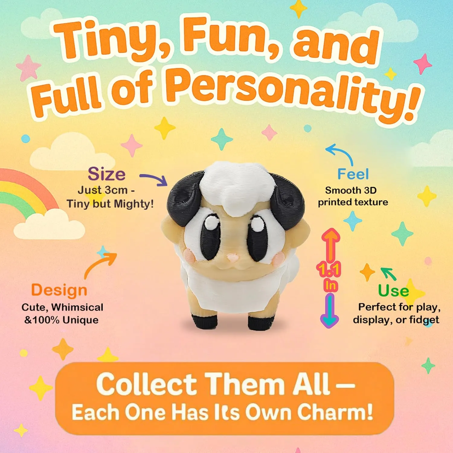 12 pcs 3D Printed Articulated Animal Figurines Set, Fidget Toys, Desk Decor, Collectibles for Boys and Girls, Carnival Prizes, Birthday Gifts, Goodie Bag Stuffers