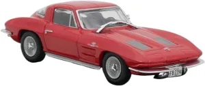 1:43 for Corvette C2 Sting Ray 1963 Alloy Diecast Model Car Miniature Auto for Collection