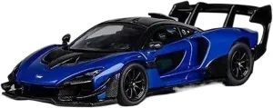 1:64 for Mclaren SennaGTR Supercar Alloy Car Model Fans Collection Metal Ornaments Mini Simulation Toys