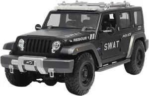 1:87 for 4-Door Simulation Concept Version Police Car Model Collection Ornaments Souvenir Mini Simulation Toys