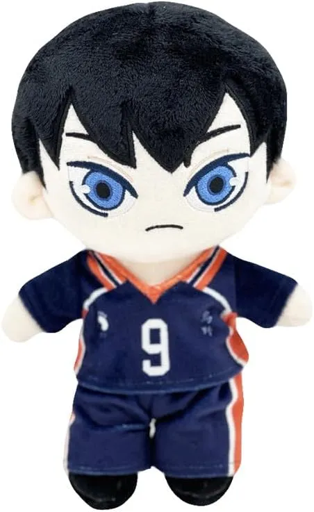 25cm Tobio Kageyama Soft Figure Pillow, Anime Hug Pillow Shoyo Soft Figurine Throw Pillow Cushions Home Sofa Decoration Collectible Gifts for Fans