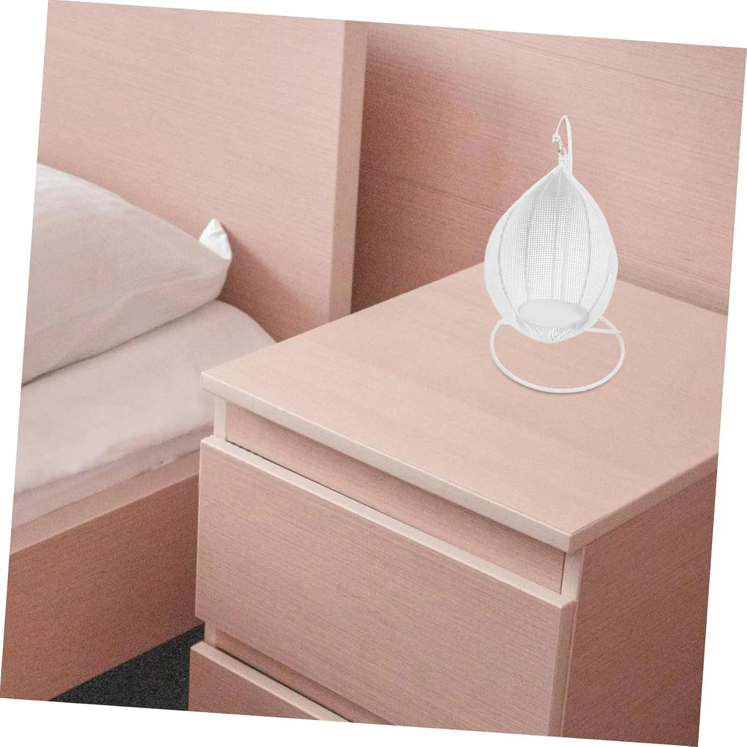 2pcs Miniature House Swing Toy Tiny Swing Figurine for Dollhouse Decor Hanging Chair Accessory for Room Multifunctional Miniature Furniture Ornament