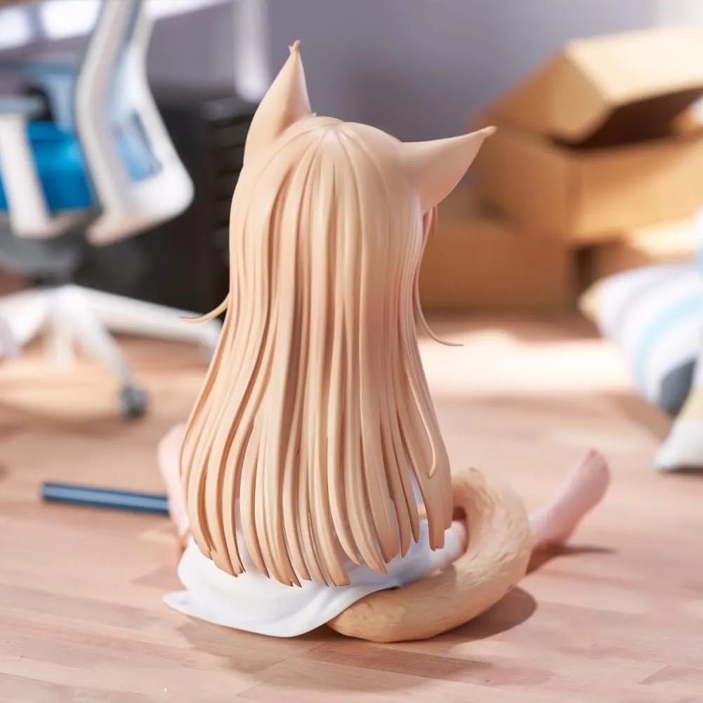3pcs Kinako Figure Statue Model, Anime Action Figure Cute Girl Figure Sculpture Handmade Collectible Desktop Decoration Gifts for Fans