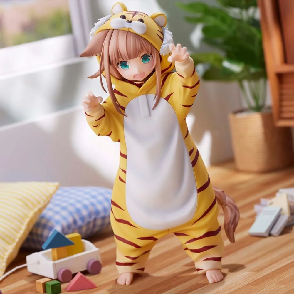 3pcs Kinako Figure Statue Model, Anime Action Figure Cute Girl Figure Sculpture Handmade Collectible Desktop Decoration Gifts for Fans