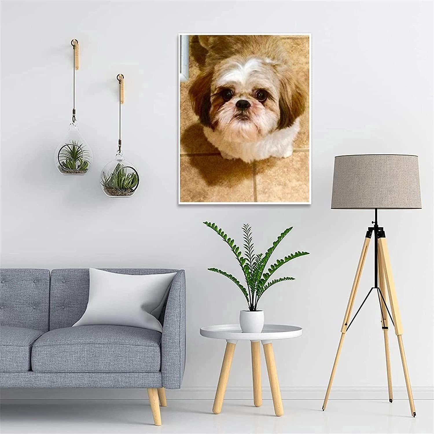 500 Pieces Jigsaw Puzzles for Adults Wooden Jigsaw Puzzle Shih Tzu Cute Puppies Puzzles DIY Home Decor Wall Art Fun Game Preschool Toy Gift for Family Dad Mom Wife Friends