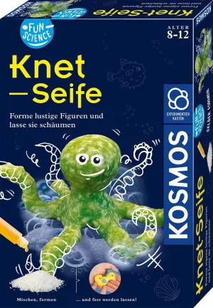 658229 Fun Science Kneading Soap, Shape Funny Figures and Let Them Foam, Knead Soap and Cure, Make Soap Yourself, Kneading Fun for Children from 8 Years, Experiment Box