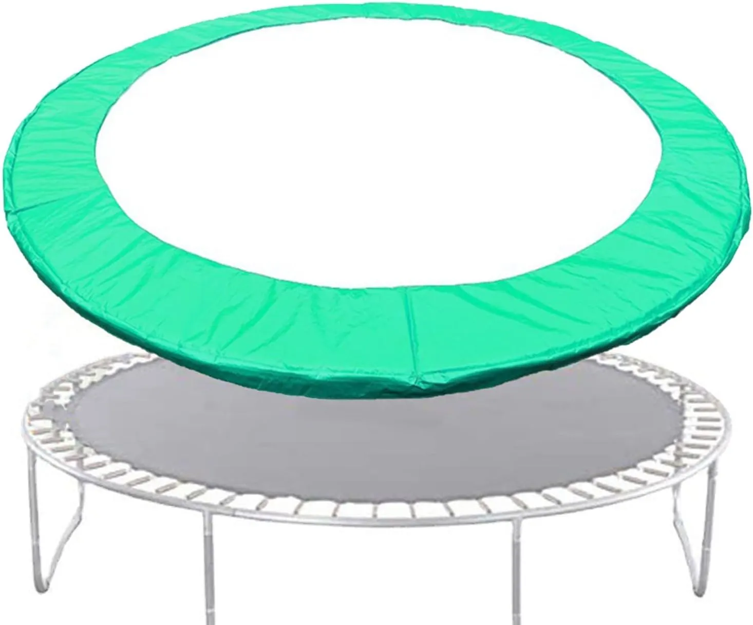 8ft Trampoline Safety Pad - Replacement Spring Cover Padding, UV-Resistant & Waterproof PVC Top, Tear-Resistant Trampoline Surround Guard for 8-Foot Trampolines