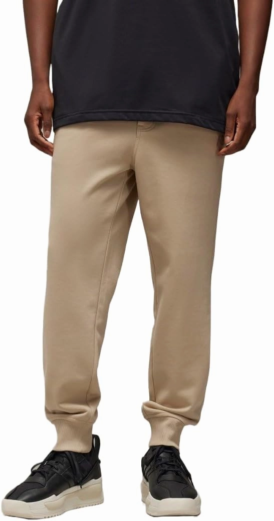 ADIDAS Y-3 French Terry Cuffed Men's Sweatpants, Clay Brown, Large