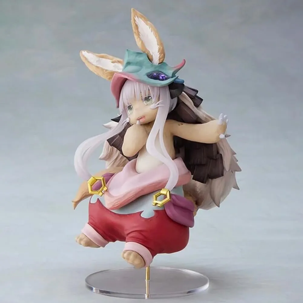 Anime Nanachi Action Figure Model 15CM Cute Cartoon Figure Statue, PVC Handmade Collectible Desktop Decoration Xmas Gifts for Fans