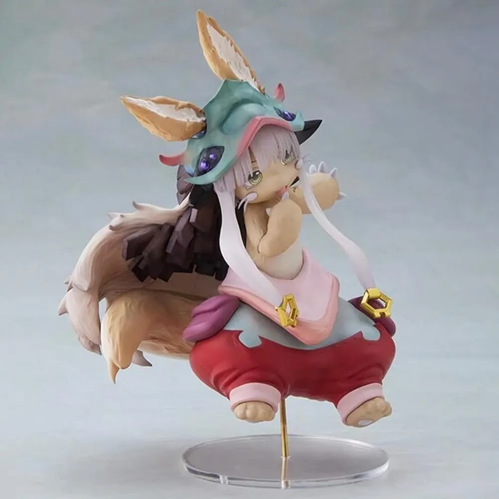Anime Nanachi Action Figure Model 15CM Cute Cartoon Figure Statue, PVC Handmade Collectible Desktop Decoration Xmas Gifts for Fans
