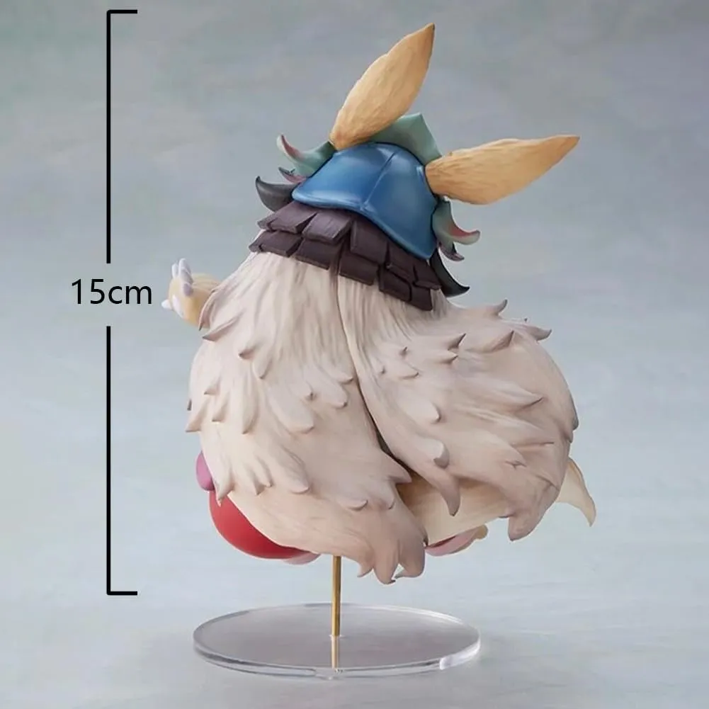 Anime Nanachi Action Figure Model 15CM Cute Cartoon Figure Statue, PVC Handmade Collectible Desktop Decoration Xmas Gifts for Fans