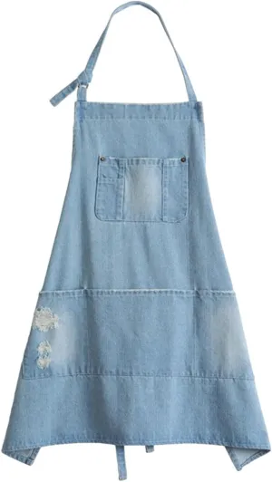Apron，Aprons For Cooking Tall Bib Apron Denim Apron Fashion Kitchen Apron Work Apron for Studio Cooking Crafting Chefs Modeling Ceramic Clay