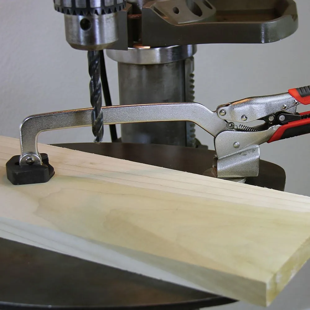 ARMOR TOOL Drill Press Clamp - 6" Bench Clamp with Auto Adjust Design & Comfortable Grips - 6DP-70