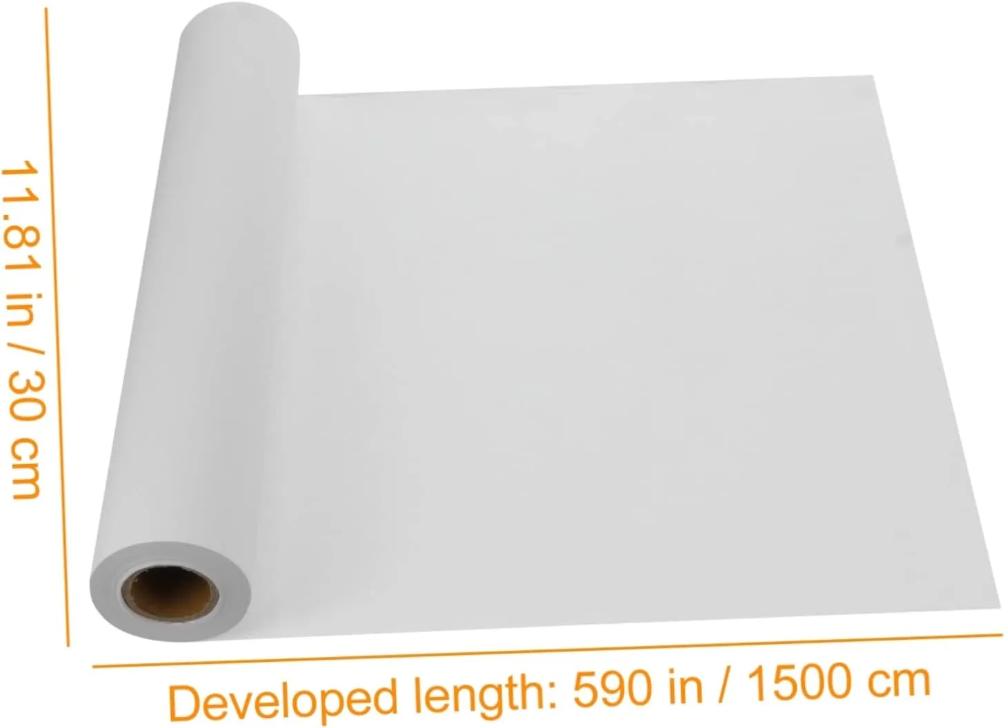 Artibetter 2 Rolls Blank Drawing Paper Stronger Thicker Sketch Paper for Present Wrapping Projects for Home School Commercial Use