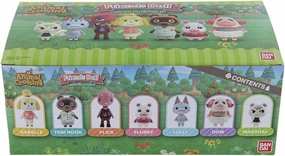 Bandai Shokugan - Animal Crossing: New Horizons Villager Flocked Doll Collection, (Complete Figure Set) (BAN62706) 2.2 inch