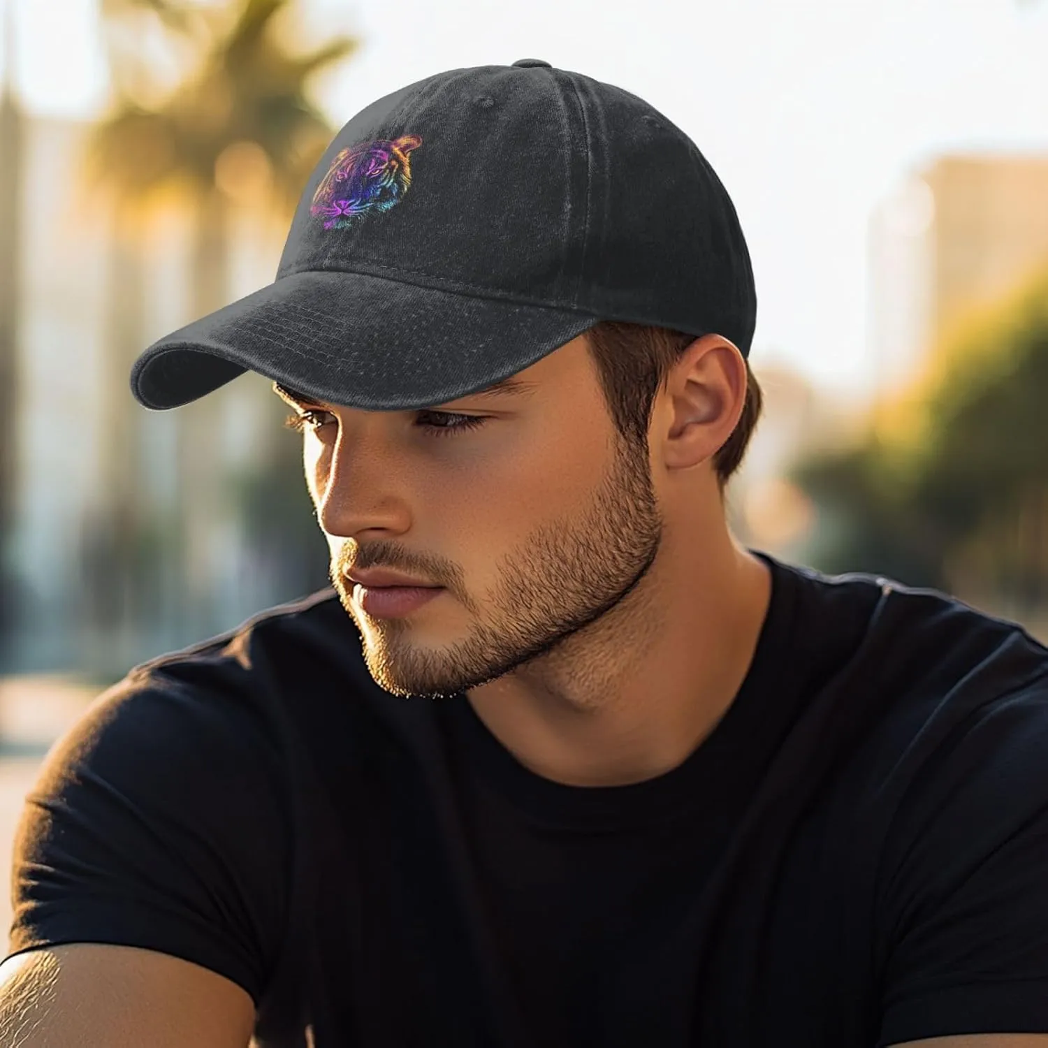 Baseball Cap Distressed Adjustable Low Profile Vintage Trucker Hat Golf Dad Hat Men Women