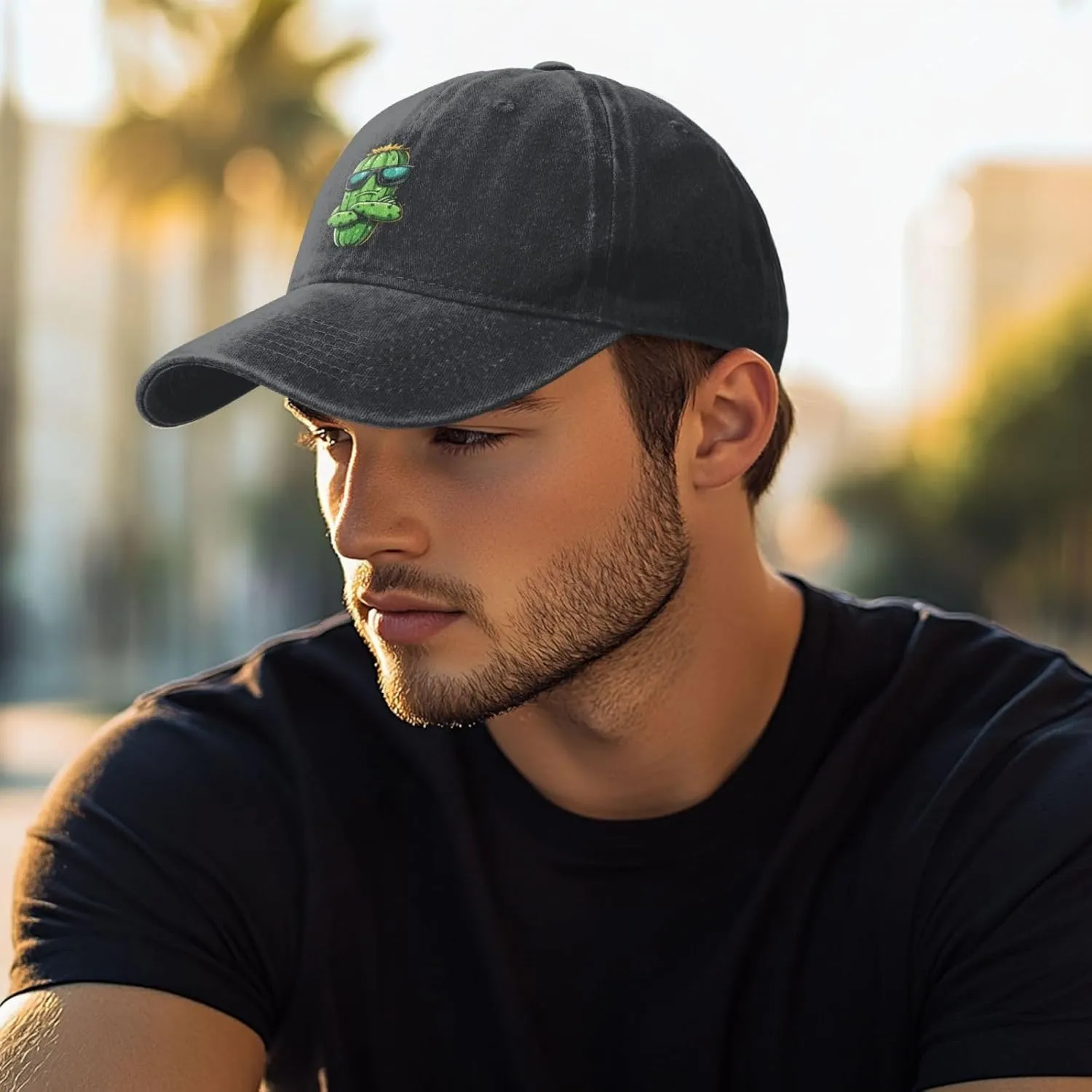 Baseball Cap Distressed Adjustable Low Profile Vintage Trucker Hat Golf Dad Hat Men Women