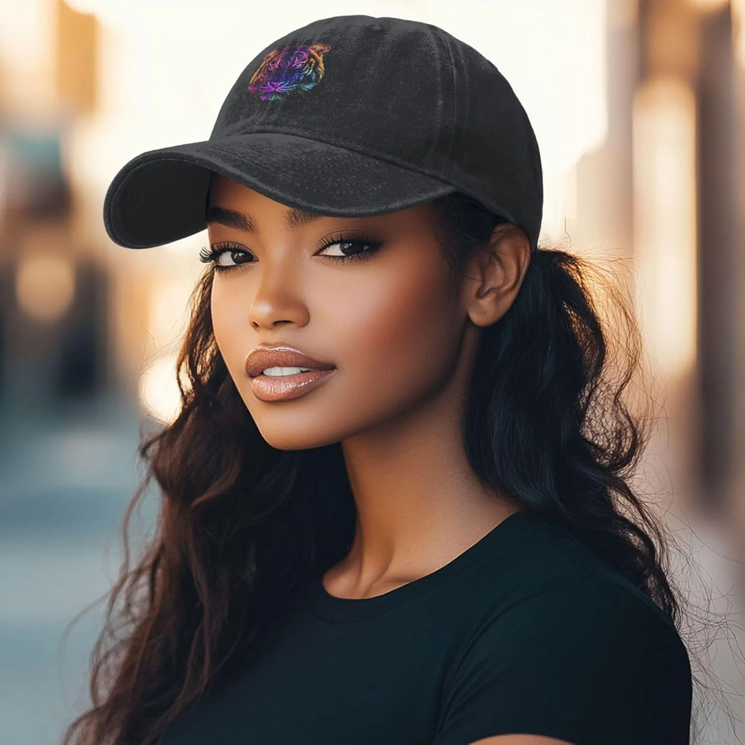 Baseball Cap Distressed Adjustable Low Profile Vintage Trucker Hat Golf Dad Hat Men Women