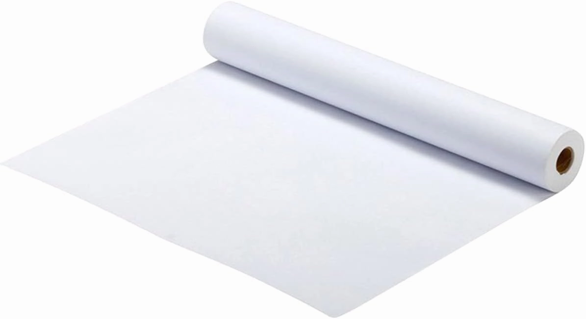 BATHVEVE 25M White Drawing Paper Roll for Art Activities Blank Sketch Paper for Painting Compatible with Pencils Ink Crayons and Pastels for Crafting and Outdoor Use