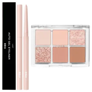BBIA Last Auto Gel Eyeliner (11 LINEN BEIGE)   Ready To Wear Eye Palette (01 NUDE BLUSH) Bundle Set