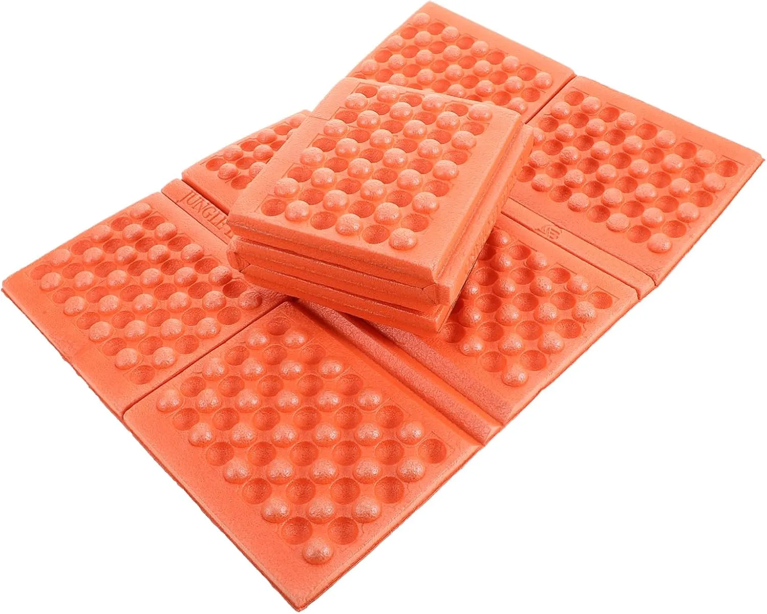 BESPORTBLE 10pcs Portable Outdoor Picnic Cushion Camping Sitting Mat Thicker Design Lightweight Folding Seating Pad for Hiking Beach and Family Activities