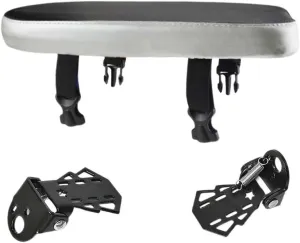 Bicycle Rear Seat Cushion Bike Rear Saddle Replacing Men Women Soft Pad with 2 Pieces Pedals Passenger Back Seat Pad