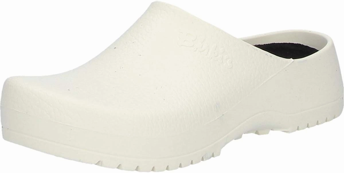 BIRKENSTOCK Super Birki Fusion Unisex Garden Clogs, White, 10 Men
