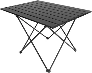 BK&MF Outdoor Folding Camping Table,Aluminum Picnic Camping Table Ultralight Compact Grill Table with Carry Bag for Cooking, Picnic, Camp,A,56x40x46cm(22x16x18inch)