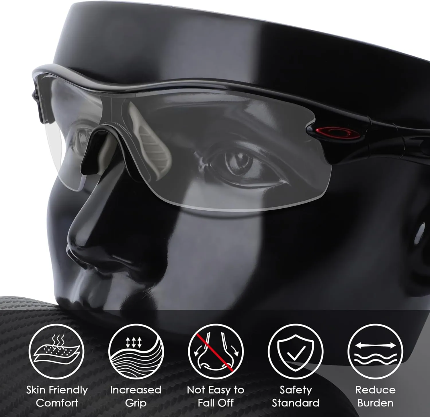 BLAZERBUCK Replacement Nose Piece Pads for Oakley Radar EV Path/Radar Path/RadarLock Path/Radar Pace Sunglass