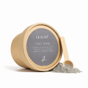 Bulk Powdered Mineral Beauty Mud Mask, US-Made, No Artificial Colors Or Fragrances, Plastic Free, Vegan, Cruelty Free, Spa Quality Natural Ingredients (Clay & Charcoal)