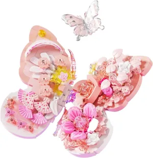 Butterfly and Flower Building Block Set with 567 Pieces, Creative STEM Toy for Teens Building Blocks, Decorations, Crafts, Gifts, Educational Toys.