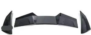 Car Roof Wing Compatible for BYD Dolphin Mini Spoiler Seagull EV 2023 2024 Black Carbon Surface Tail Fin Decoration Accessories(Carbon Paint)