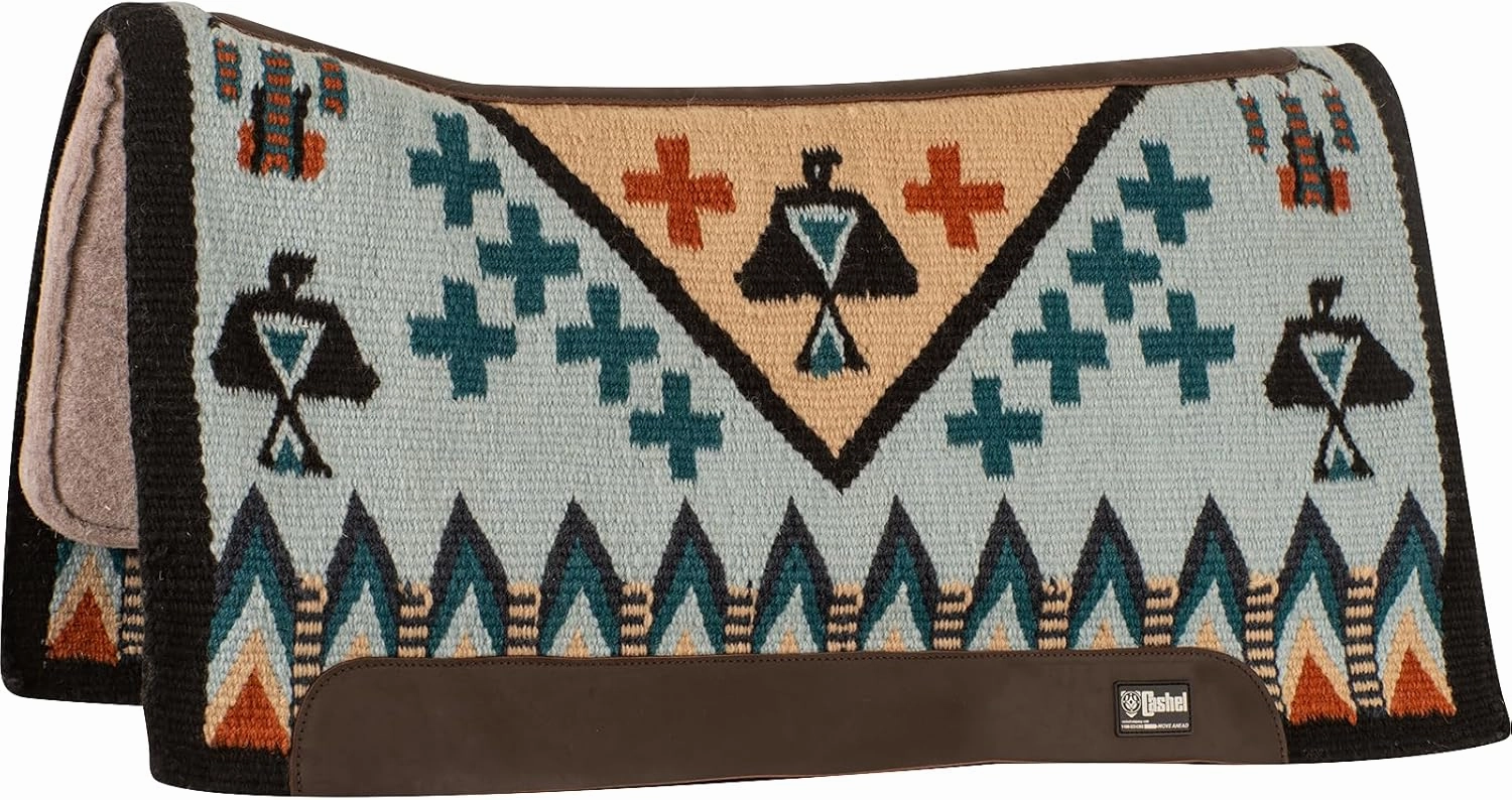 Cashel Company Blanket Top Felt Bottom Saddle Pad 34x38 7/8 Inch