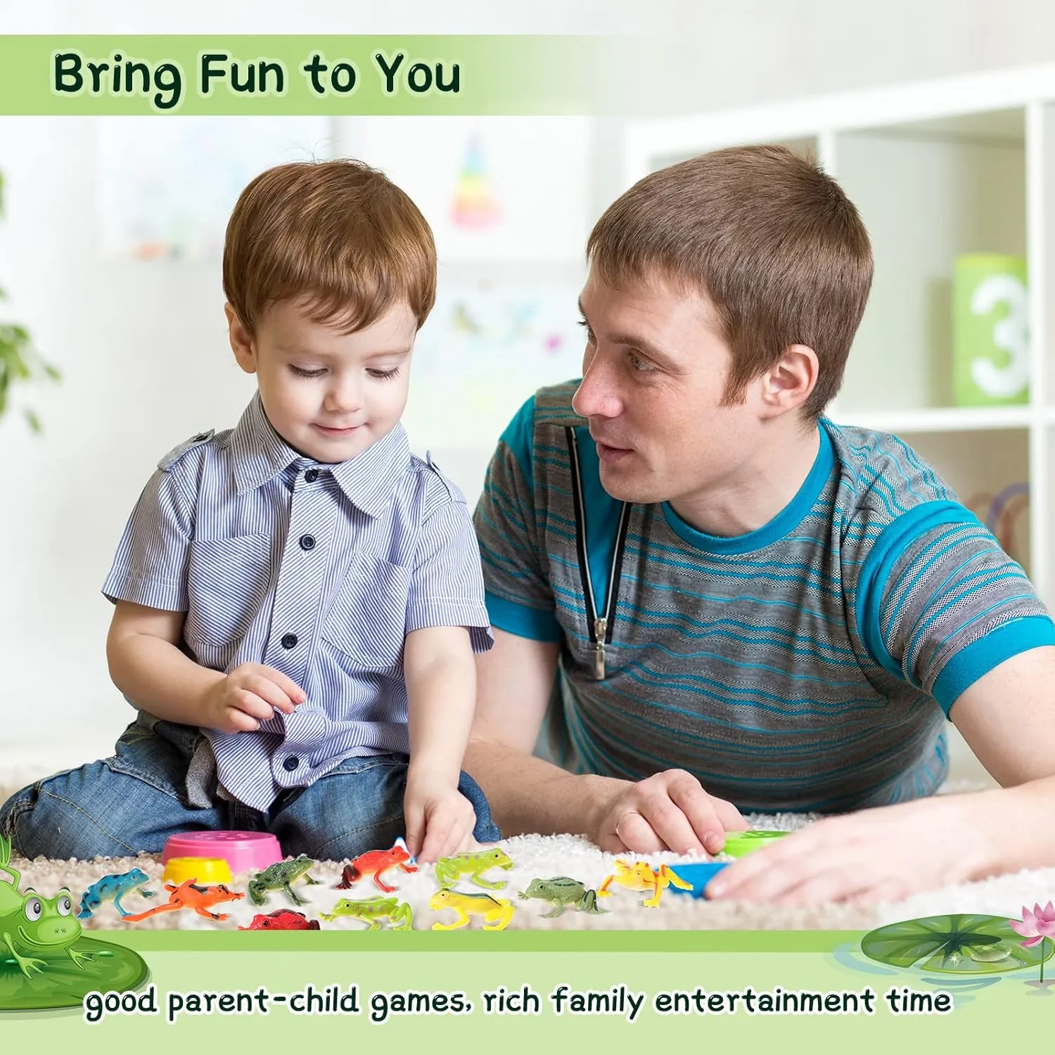 CHENGU 72 Pcs Plastic Frogs Toy Mini Rubber Frog Set Realistic Animal Figure Toys Stretchy Fun Rainforest Character Table Home Decor for Party Favors (Vivid Style)