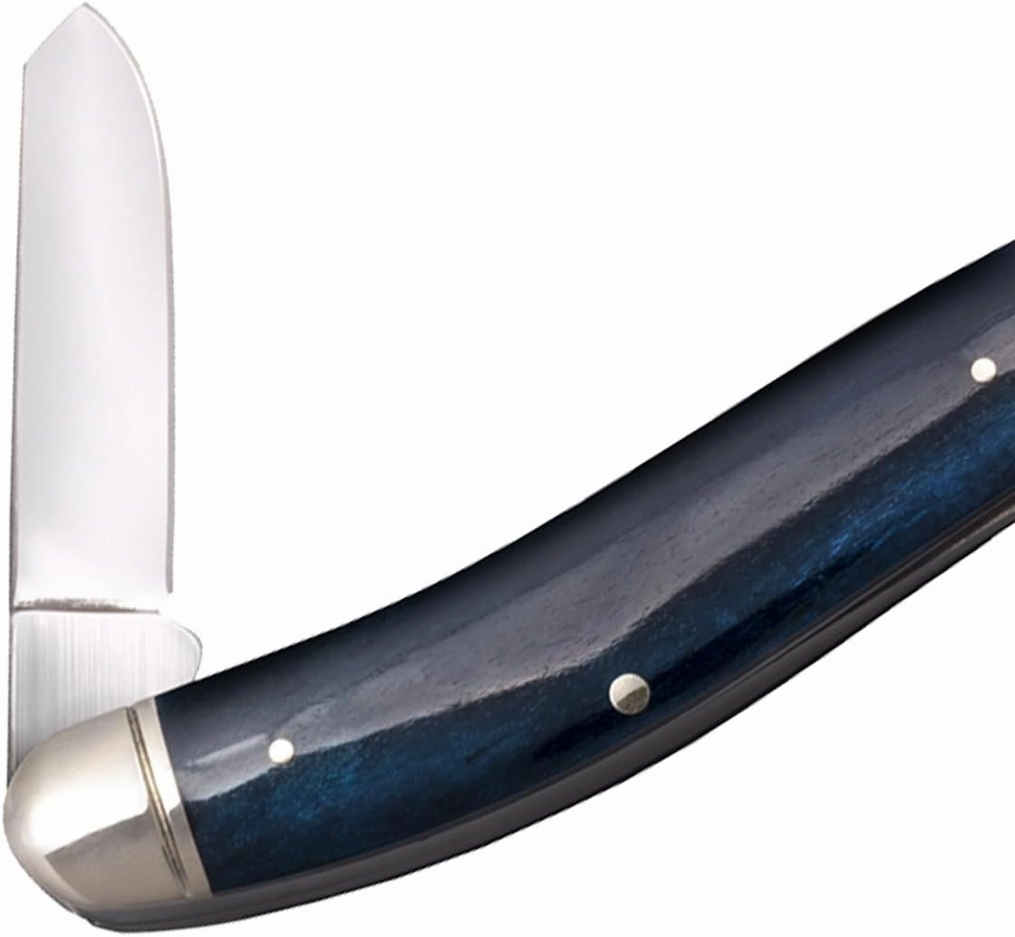 Cold Steel Gentlemen's Stockman Versatile Practical Durable Compact Pocket Folding Knife - 3 Blades; Bone Handle; Slip Joint Lock
