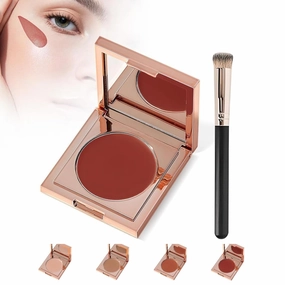 Colored clay undereye corrector, Color corrector for dark circles, under eye corrector, Under eye concealer, For concealing dark circles (Red, 1 Box)