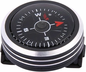 Compass Portable Watch Strap Button Compass for Bracelet Outdoor Hiking Camping Watch Compass Camping Accessories