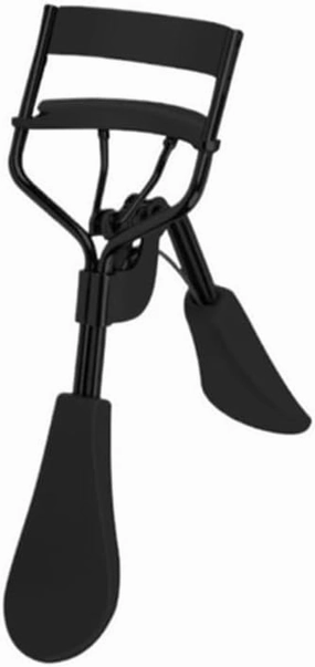 Convenient Metal Eyelash Curler Push Up Eyelash Curler Eyelash Curler with Comfort Grip Effortless Cosmetic Tools Lash Curler Beauty Products Easy to Use Curl Eye Shapes(Black)