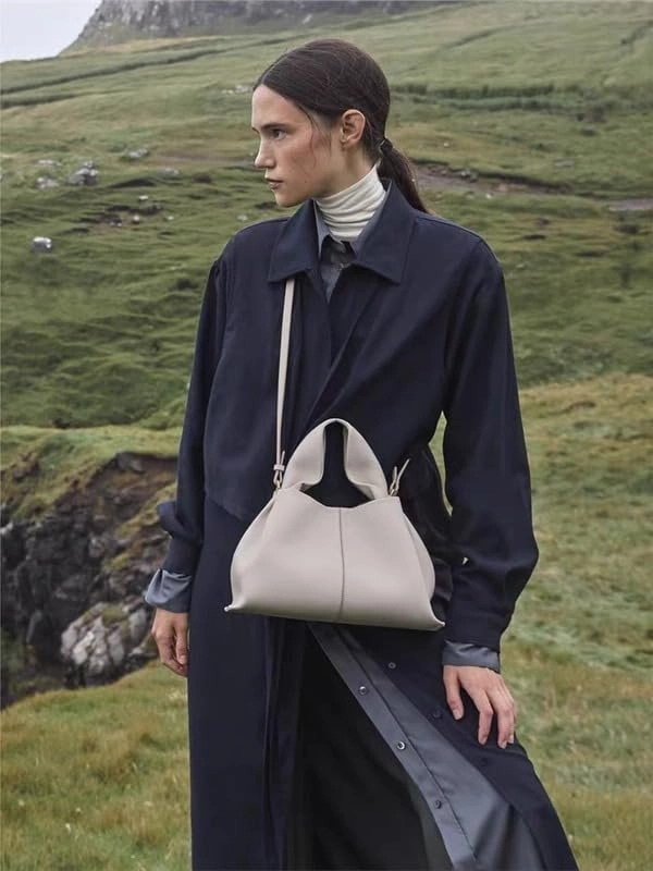 cross-body bag Genuine Cowhide Cloud Bag