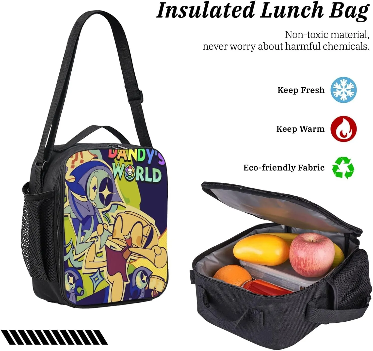 Dandys World Backpack Cartoon Print Cute Daily Multi-Purpose Backpack, 3set