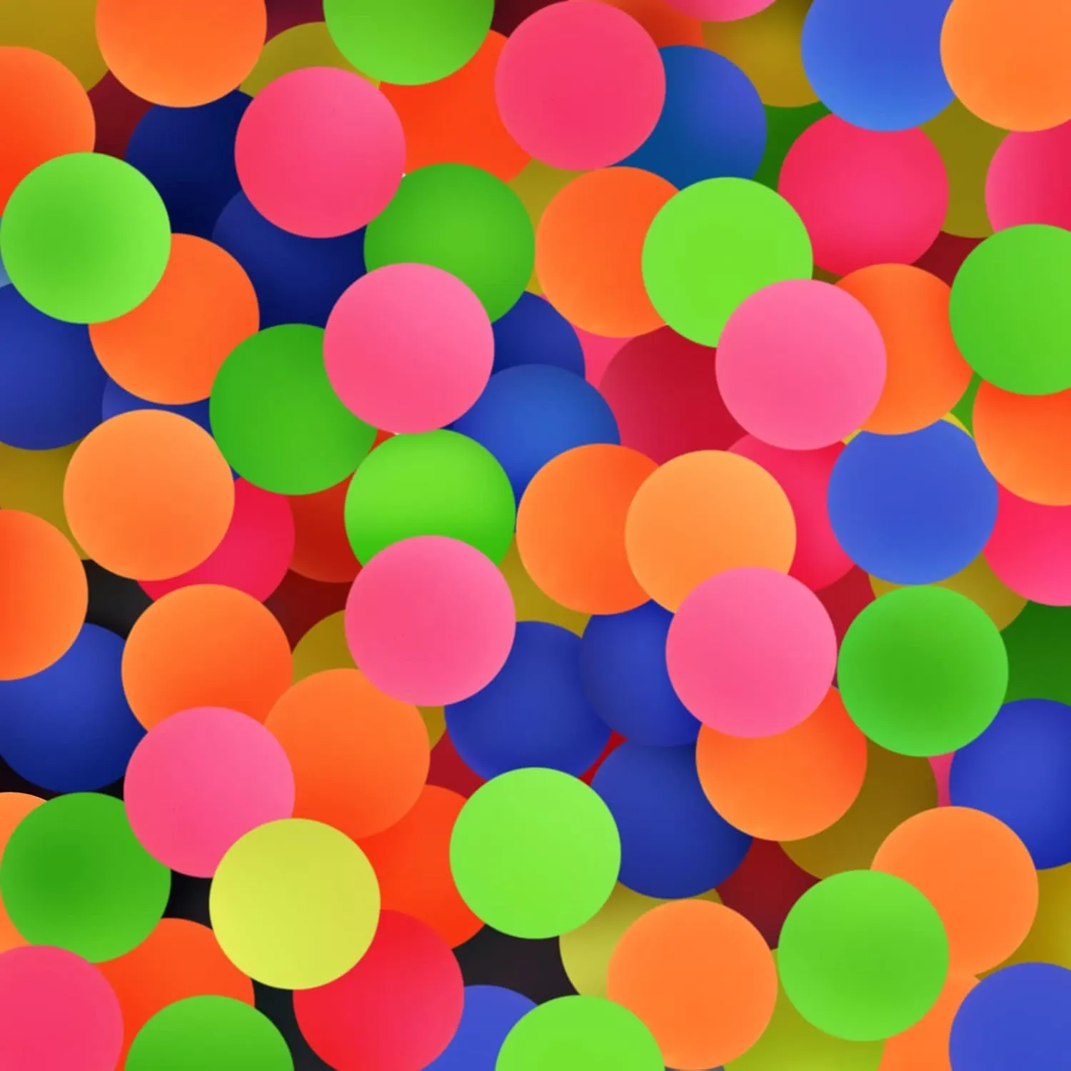 Deekin 1000 Pcs Small Bouncy Balls Bulk Bouncing Ball Rubber Ball for Party Favors Vending Machine Birthday Gift Game Prizes Piñata Filler, 25 mm