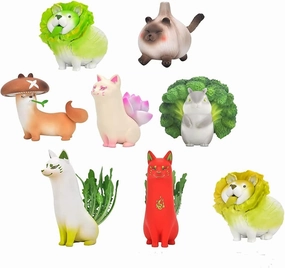 dodowo Vegetable fairycute Doll Animal Figures（1PC Random）