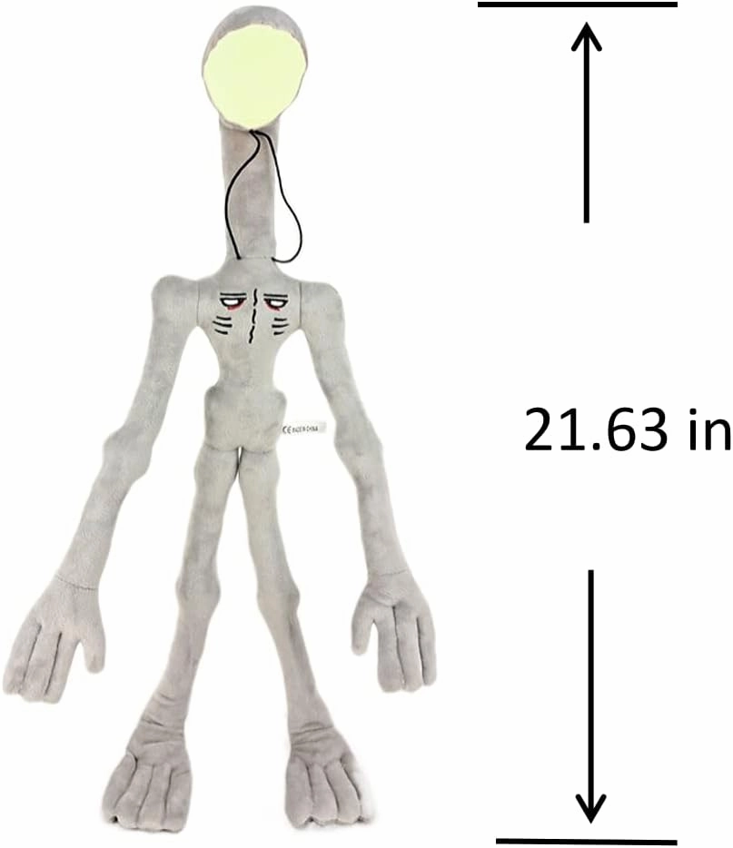 Dr.STONE Siren Head Plush Toys Limbs Movable Plush Toy Anime Black cat and Dog Doll Whistle Man Funny Doll，Plush Toys for Home Party Gift Birthday Gift（ Street Light Head）