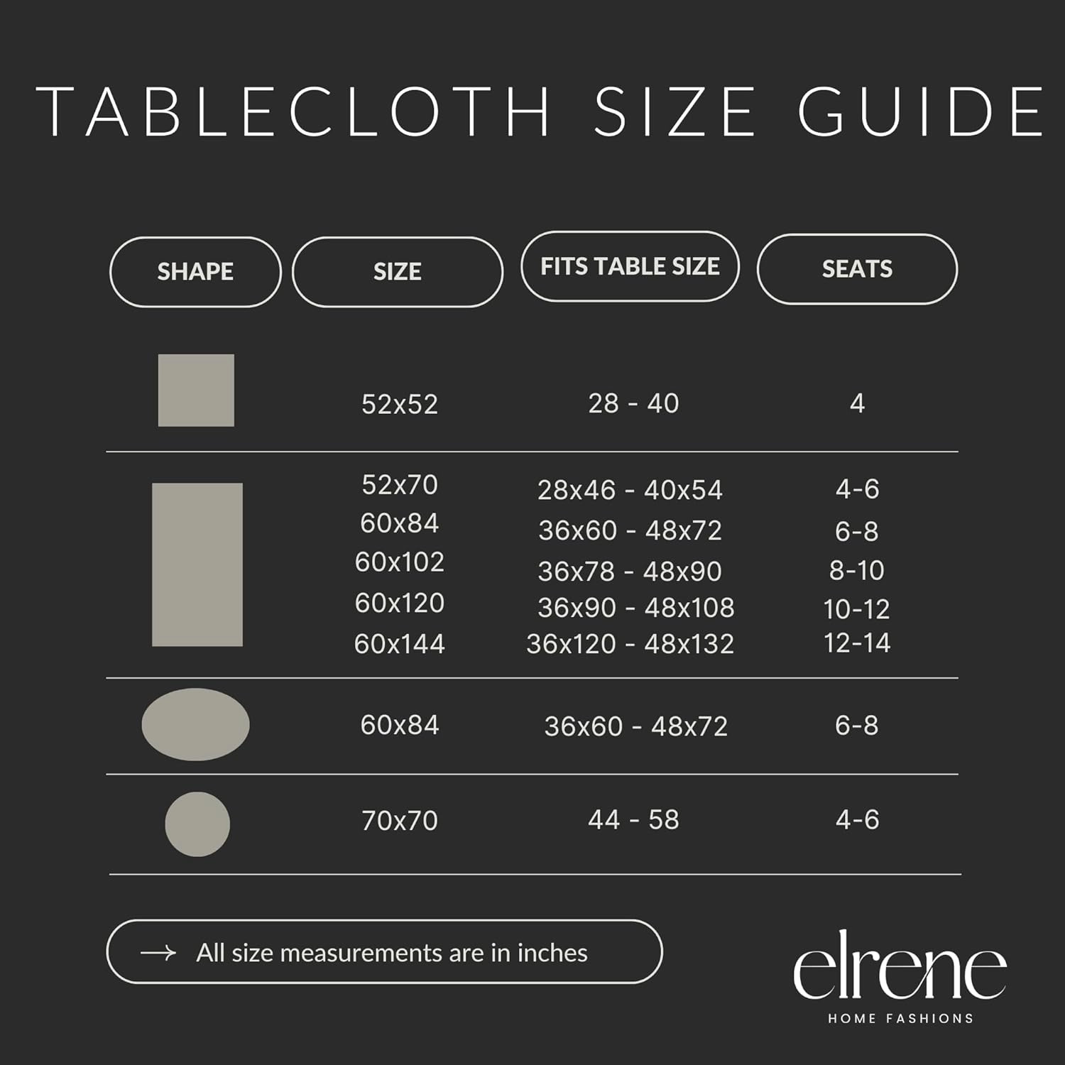 Elrene Home Fashions Alison Eyelet Border Design Wrinkle Resistant Fabric Tablecloth, 60"x84" Rectangle, White