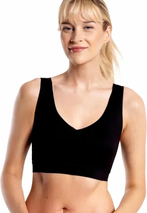 Floatley Cozy Bra Comfort Wirefree Full Coverage Seamless Bra with Embedded Pad for Women