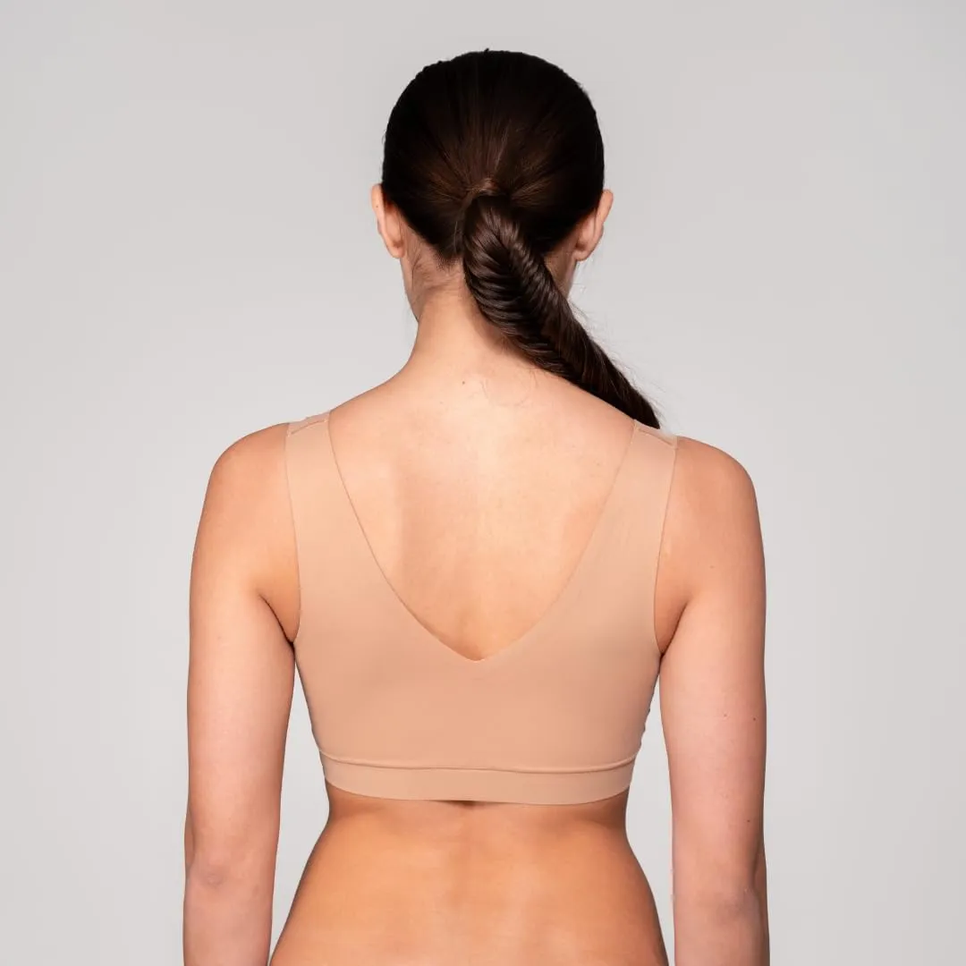 Floatley Cozy Bra Comfort Wirefree Full Coverage Seamless Bra with Embedded Pad for Women