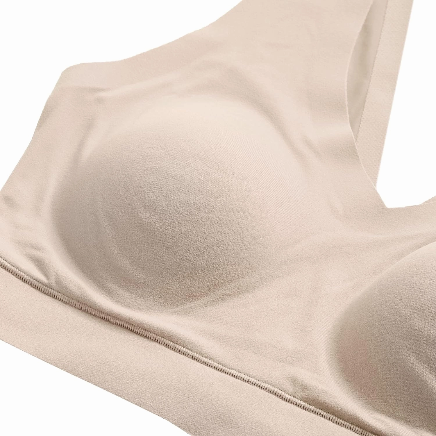 Floatley Cozy Bra Comfort Wirefree Full Coverage Seamless Bra with Embedded Pad for Women