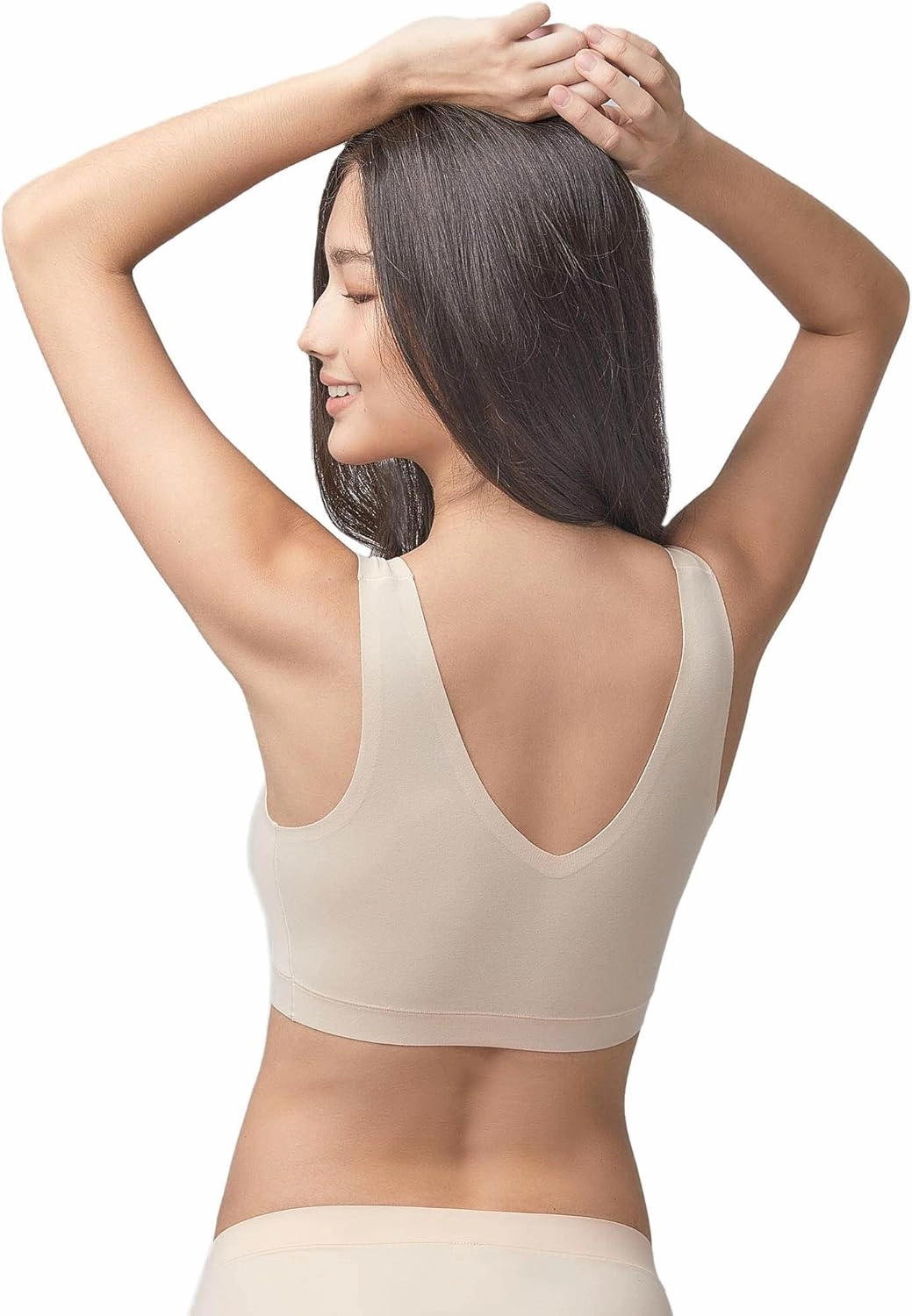 Floatley Cozy Bra Comfort Wirefree Full Coverage Seamless Bra with Embedded Pad for Women