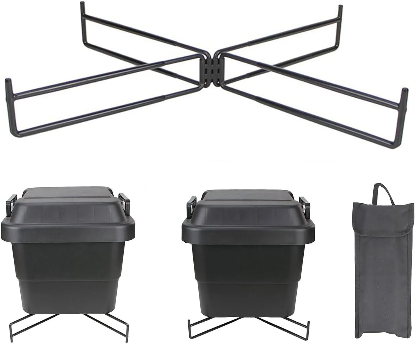 Foldable Cooler Stand Doubles As A Multifunctional Camping Tool Box Holder | Camping Tool Box Holder,Foldable Multifunctional Coolers Stands for Poolside, Home, Grilling, Fishing
