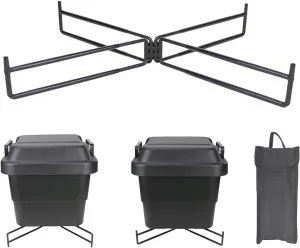 Foldable Cooler Stand Doubles As A Multifunctional Camping Tool Box Holder | Camping Tool Box Holder,Foldable Multifunctional Coolers Stands for Poolside, Home, Grilling, Fishing